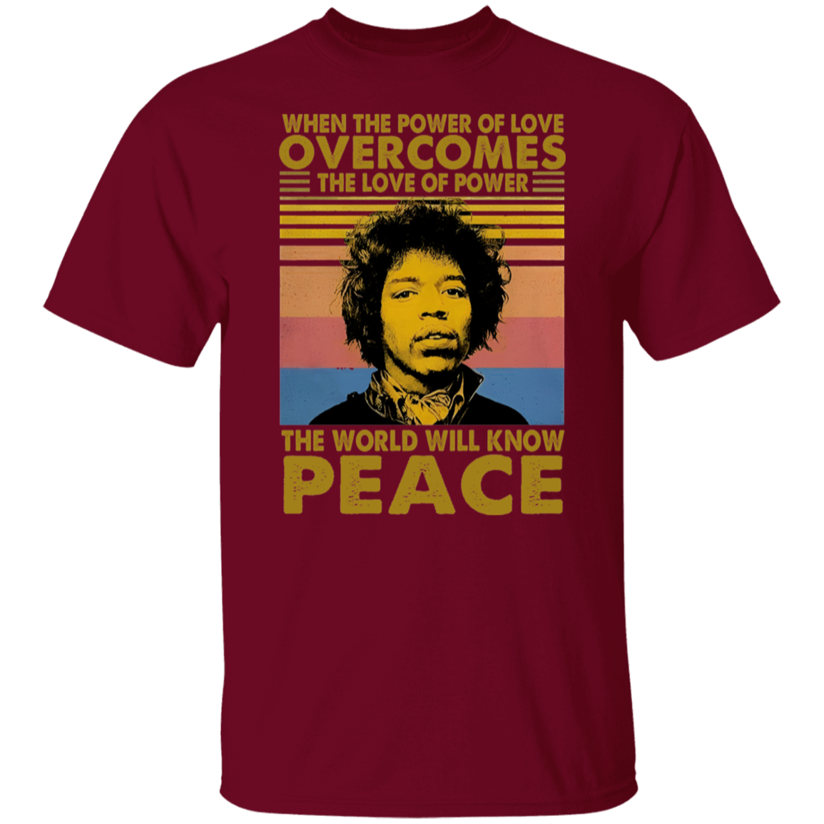 Jimi Hendrix Meme Vintage Unisex T-Shirt - jasmine - WS09082414