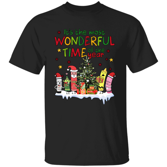 It's The Most Wonderful Time Of The Year Teacher Vintage Unisex T-Shirt - letter