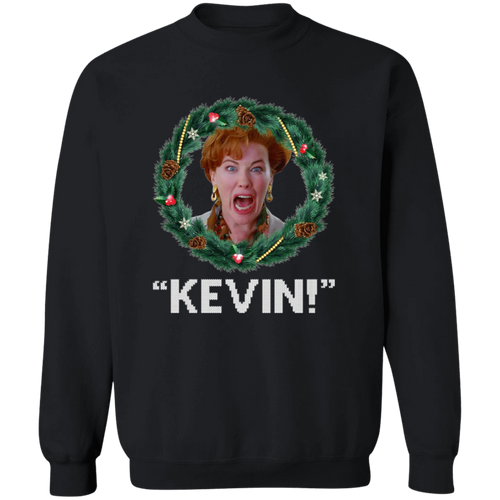 Kevin Home Alone Christmas Vintage T-Shirt, Home Alone Shirt, Comedy Movie Shirt, Christmas Shirt, Christmas Movie Shirt, Kevin Shirt G180 Gildan Crewneck Pullover Sweatshirt