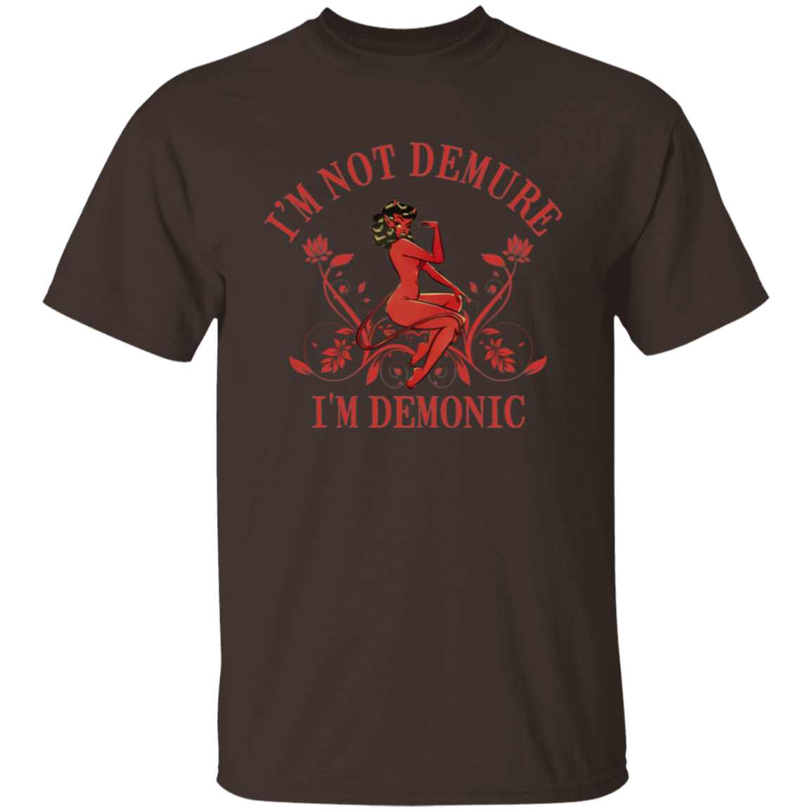 I'm Not Demure I'm Demonic Unisex T-Shirt - jasmine - ID05092402