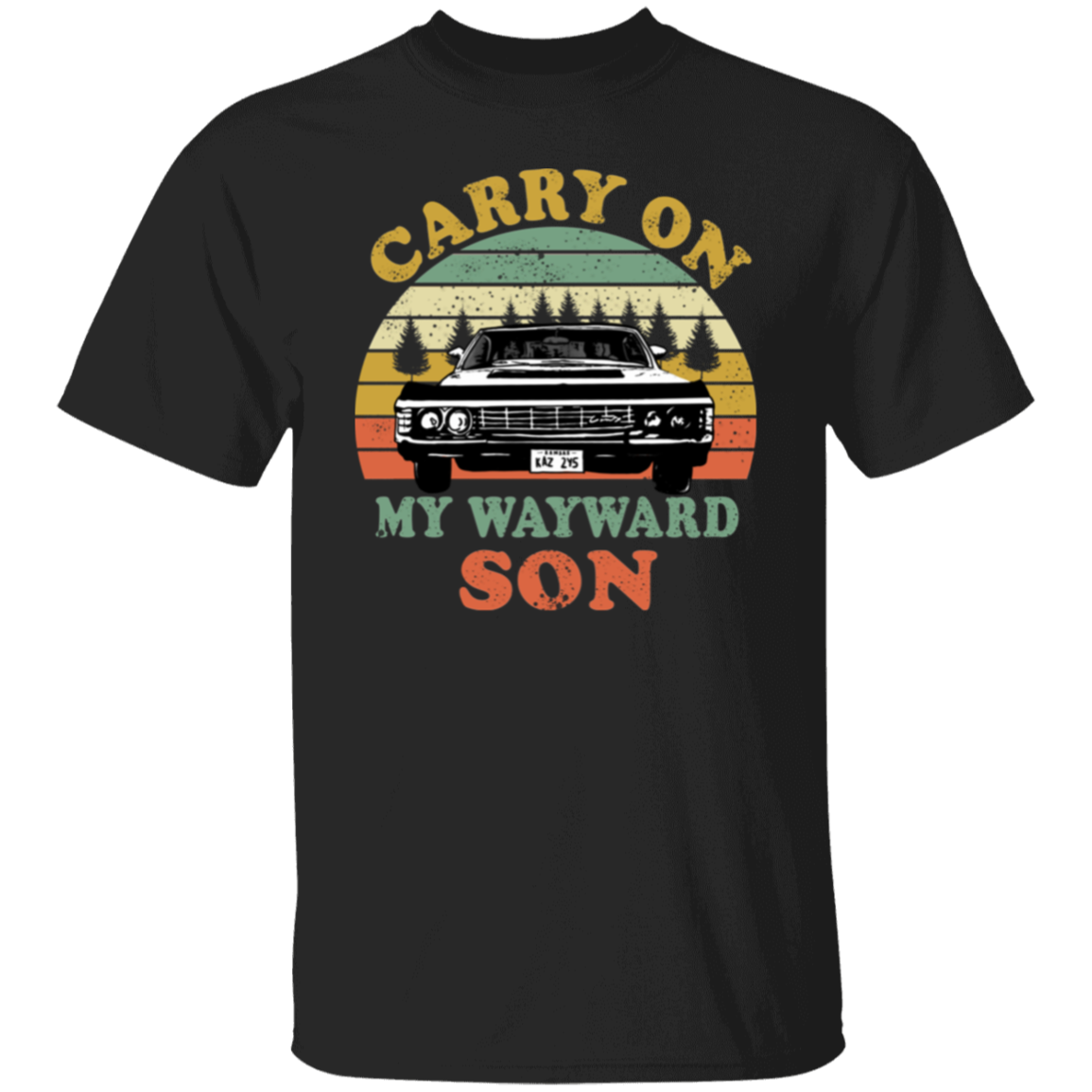 Supernatural Carry On My Wayward Son T-Shirt - leleart