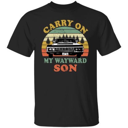 Supernatural Carry On My Wayward Son T-Shirt - leleart