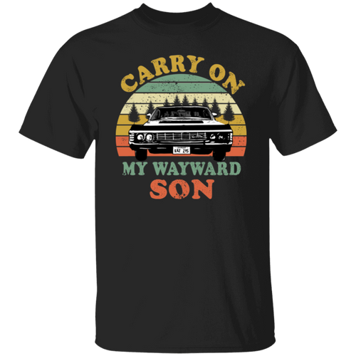 Supernatural Carry On My Wayward Son T-Shirt - leleart