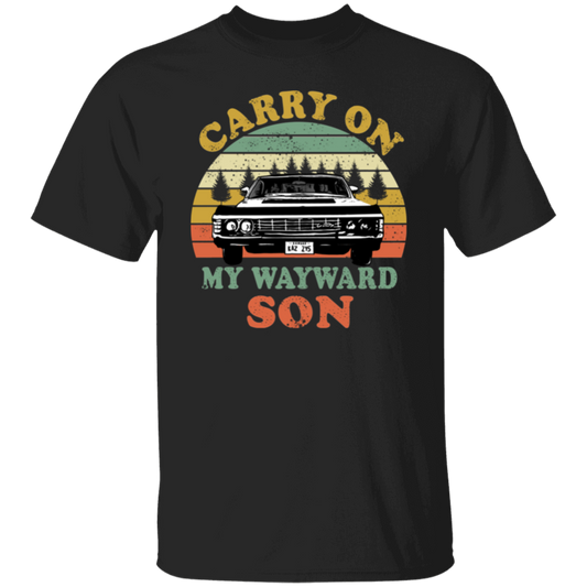 Supernatural Carry On My Wayward Son T-Shirt - leleart