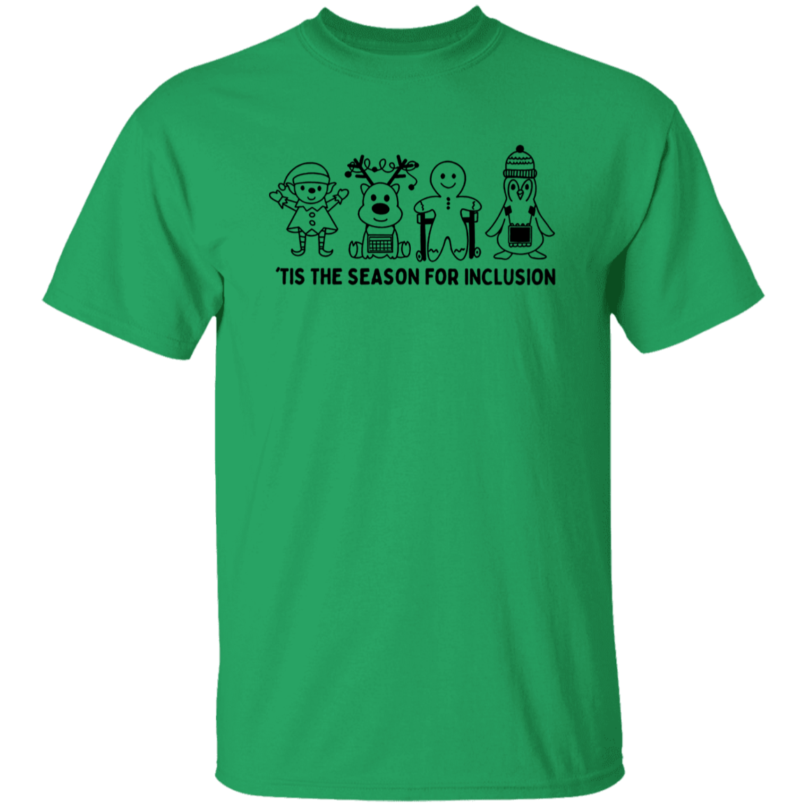 Tis The Season For Inclusion Teacher Vintage T-Shirt