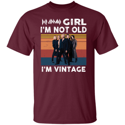 Def Leppard Lovers I’m Not Old I’m Vintage T-Shirt - leleart