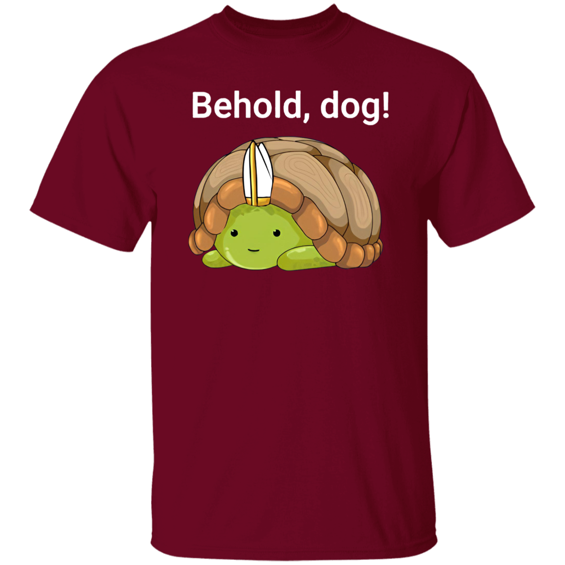 Behold Dog Funny Turtle T-Shirt - WS30072402