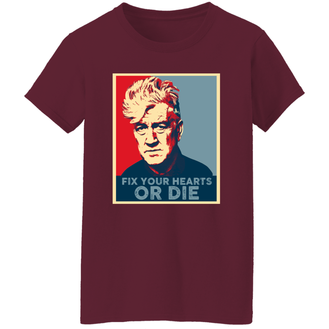 Retro Fix Your Hearts Or Die Unisex Vintage T-Shirt - WOMEN