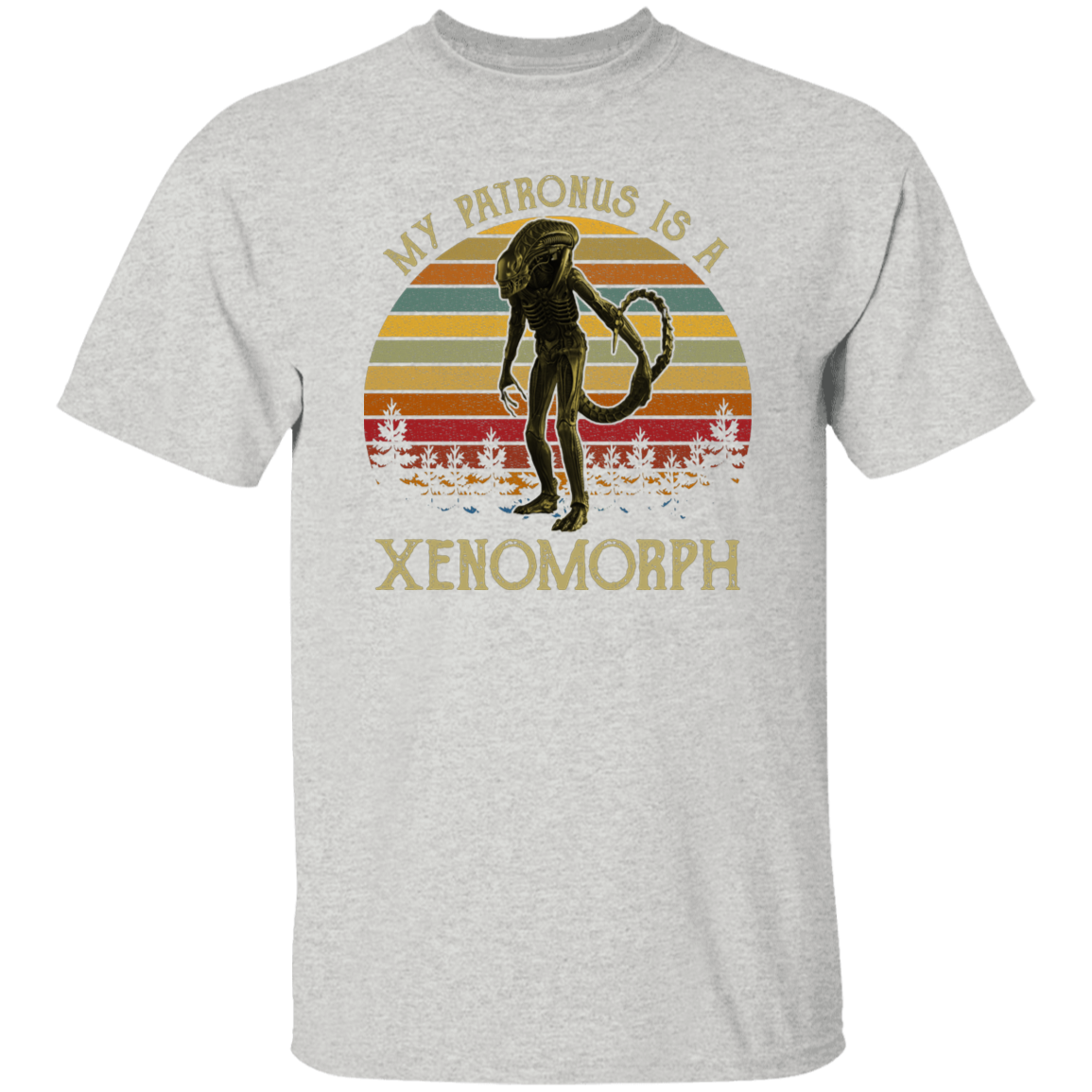G500 5.3 oz. T-Shirt My Patronus is A Xenomorph Vintage T-shirt