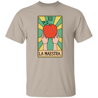 Spanish Teacher La Maestra Tarot Card Teacher T-Shirt