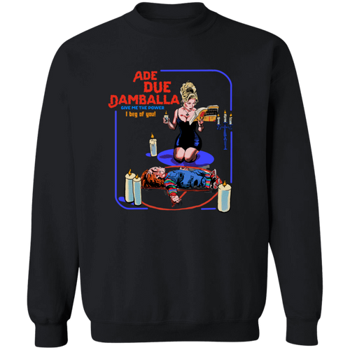Ade Due Damballa Bride Of Chucky T-Shirt G180 Gildan Crewneck Pullover Sweatshirt