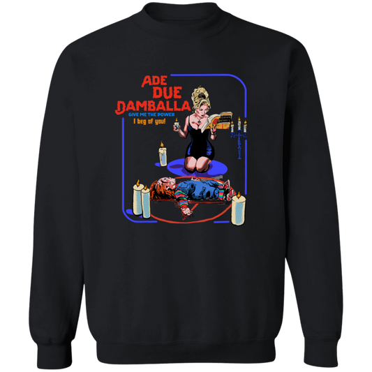 Ade Due Damballa Bride Of Chucky T-Shirt G180 Gildan Crewneck Pullover Sweatshirt