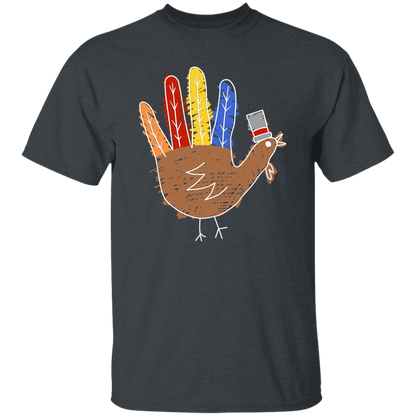 Hand Painted Turkey Teacher T-Shirt - lapicta