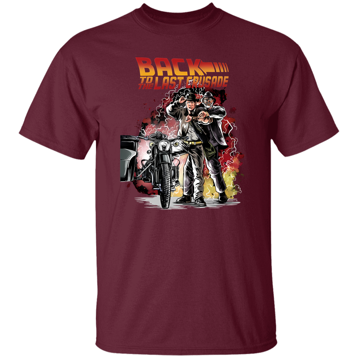 G500 5.3 oz. T-Shirt Back To The Last Crusade Indiana Jones T-Shirt