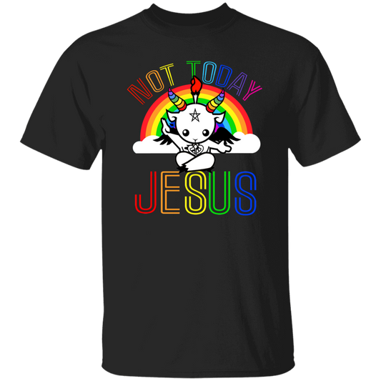 Not Today Jesus T-Shirt – Funny LGBT Vintage  T-Shirt