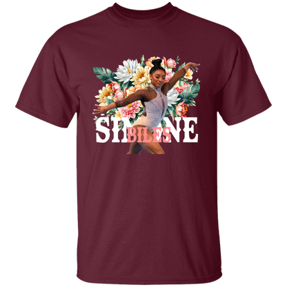 Simone Biles Floral Vintage T-Shirt - YOUTH - ID05082410