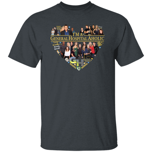 I’m A General Hospital Aholic Sorry Corinthos Brenda Barrett General Vintage T-Shirt, General Hospital Shirt, Love General Hospital	G500 5.3 oz. T-Shirt