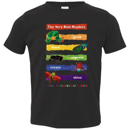 The Very Best Readers The Very Hungry Caterpillar Teacher Vintage Toddler Jersey T-Shirt