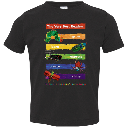 The Very Best Readers The Very Hungry Caterpillar Teacher Vintage Toddler Jersey T-Shirt