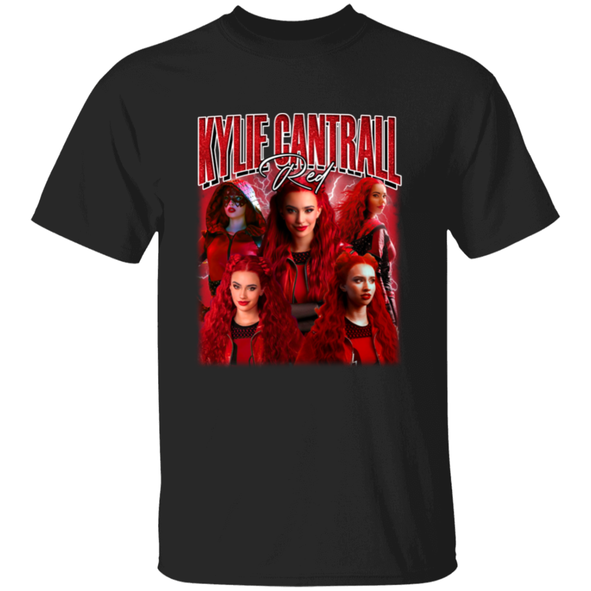 Red Kylie Cantrall Bootleg G500B Youth 5.3 oz 100% Cotton T-Shirt - pelyn - ID15082413
