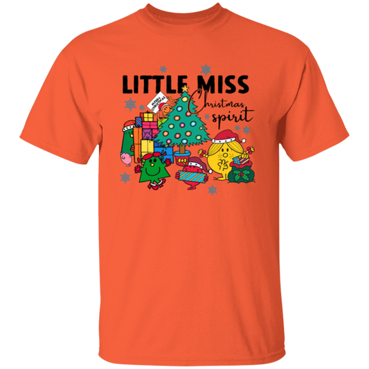 Little Miss Christmas Teacher Vintage Unisex T-Shirt - letter