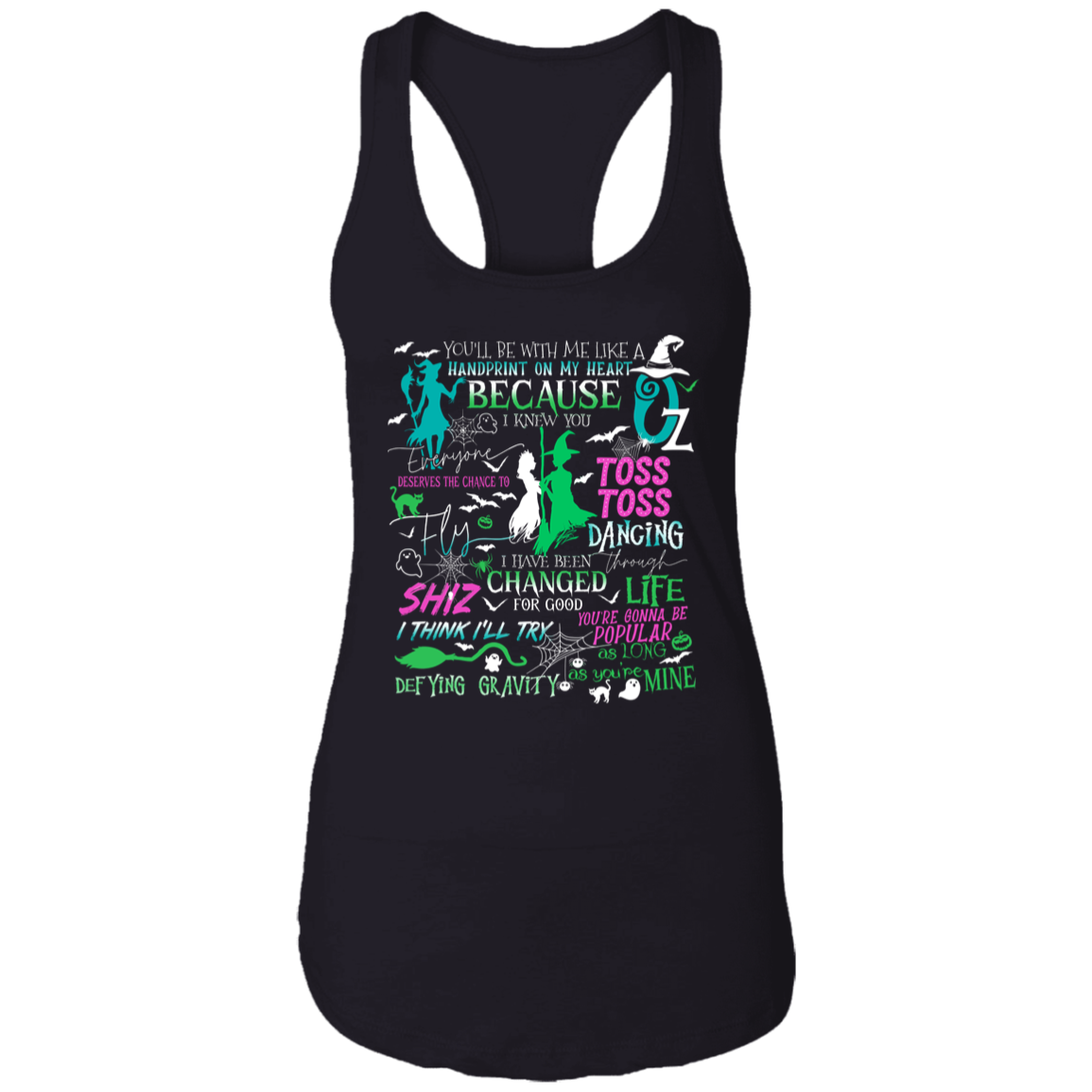 Wicked A New Musical Vintage NL1533 Ladies Ideal Racerback Tank - lucy - ID26102404