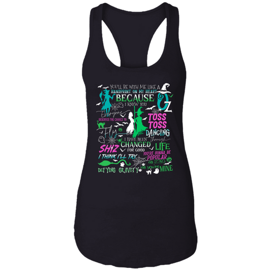 Wicked A New Musical Vintage NL1533 Ladies Ideal Racerback Tank - lucy - ID26102404