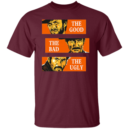 The Good The Bad And The Ugly Classic Horror Movie Vintag T-Shirt - CDCraft