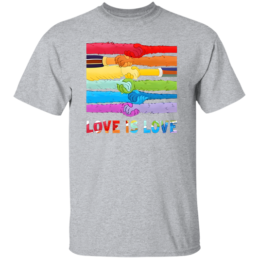 Lgbt Pride Love Is Love The Muppet Sesame Street Gay Pride Vintage  T-Shirt