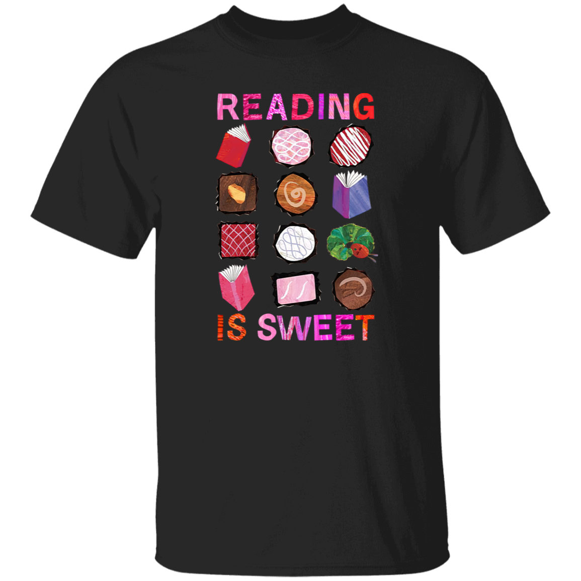 Reading Is Sweet T-Shirt, Candy Book Tee, Cute Teacher Shirt, School Librarians Shirt, Classroom Gift