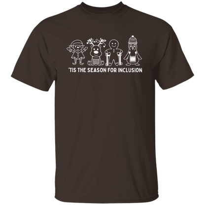 Tis The Season For Inclusion Teacher Vintage Unisex  T-Shirt - letter