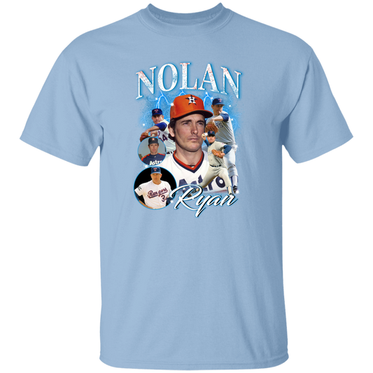 G500 5.3 oz. T-Shirt Nolan Ryan Collage 90's Vintage T-Shirt