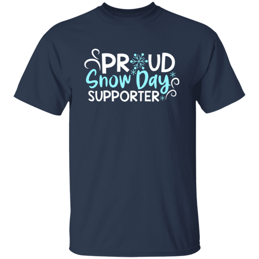 Proud Snow Day Supporter Teacher Vintage  T-Shirt