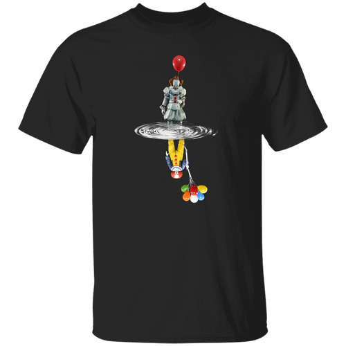Pennywise Reflection Water Mirror The Clown Halloween Vintage T-Shirt
