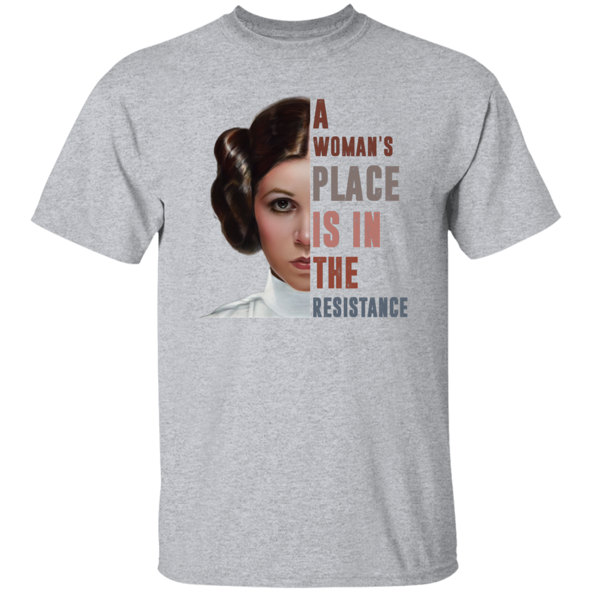 Princess Leia A Woman’s Place Is In The Resistance T-Shirt