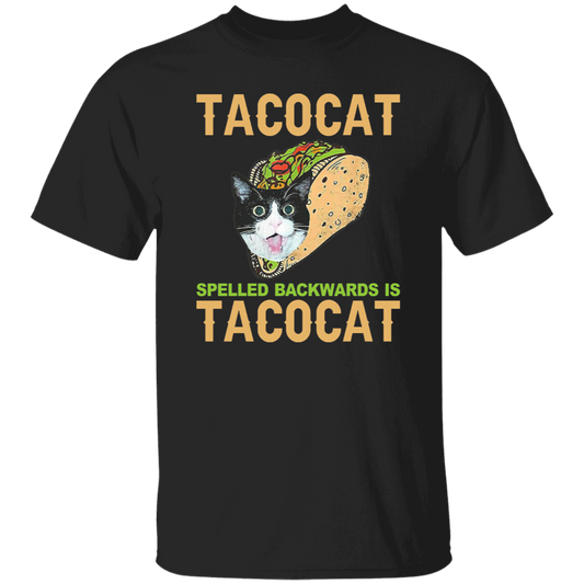 Food Tacocat Spelled Backwards Is Tacocat Funny Cat Lovers Unisex  T-Shirt - lucy  - 91432514