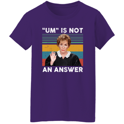 Um Is Not An Answer Vintage Sunset T-Shirt - WOMEN