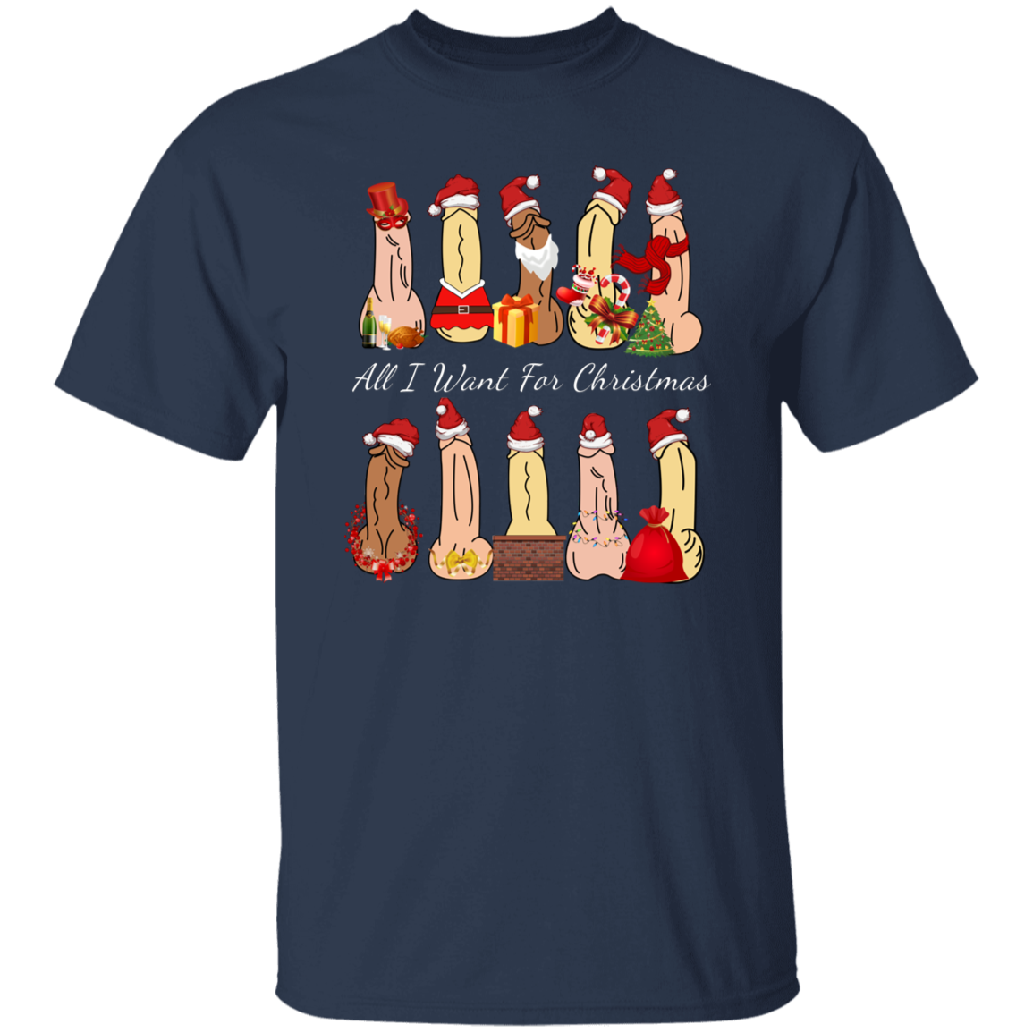 All I Want For Christmas Dirty Santa Gift  T-Shirt
