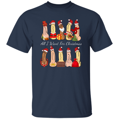 All I Want For Christmas Dirty Santa Gift  T-Shirt