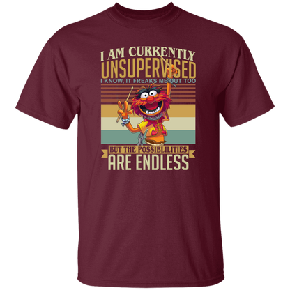 Muppet Show I Am Currently Unsupervised Vintage T-Shirt