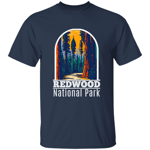 Redwood National Park Vintage T-Shirt, Adventure Shirt, Camping Shirt, Picnic Shirt, Outdoor Shirt, National Park Shirt, Redwood Shirt	G500B Youth 5.3 oz 100% Cotton T-Shirt