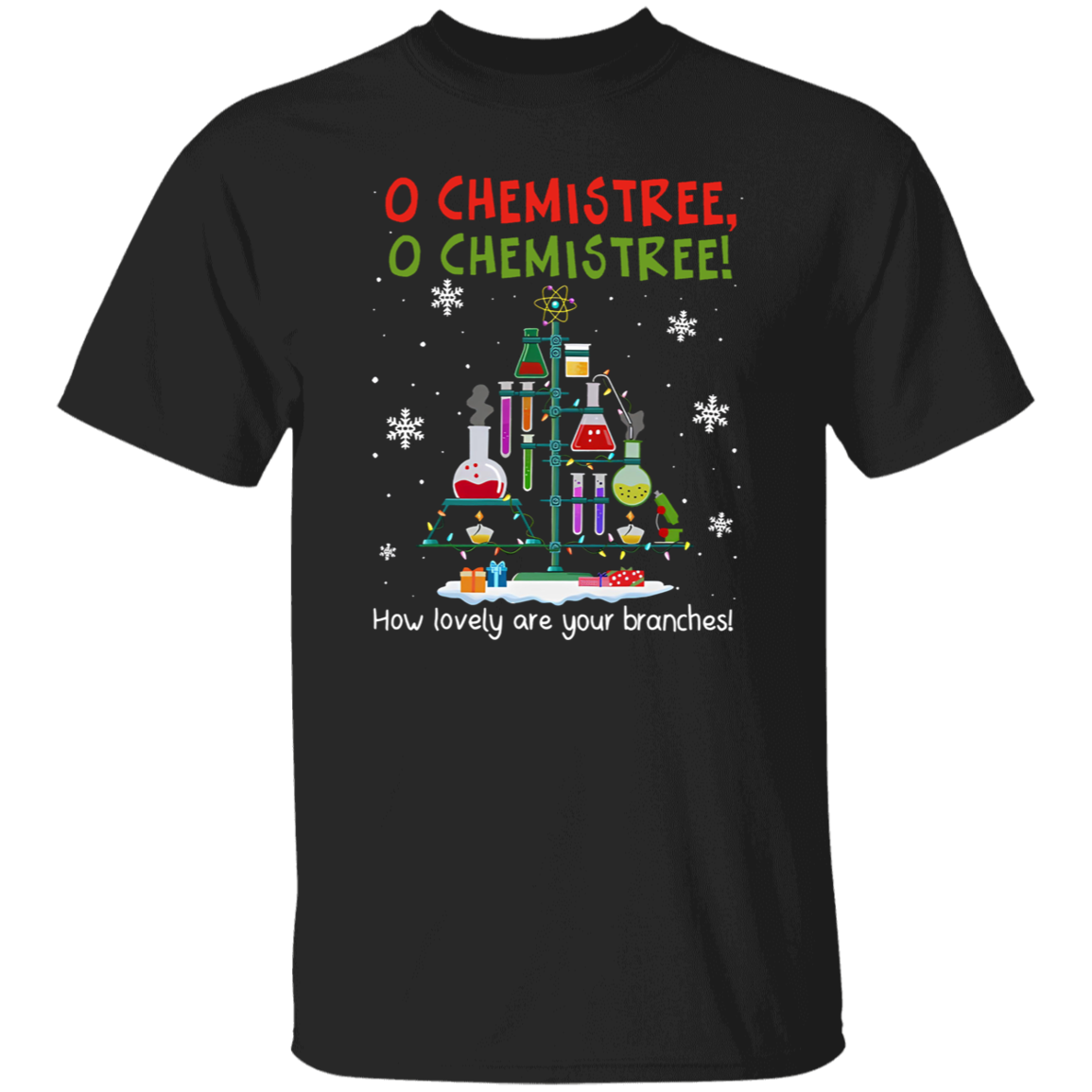 O Chemistree How Lovely Are Your Branches Teacher Vintage Unisex  T-Shirt - letter