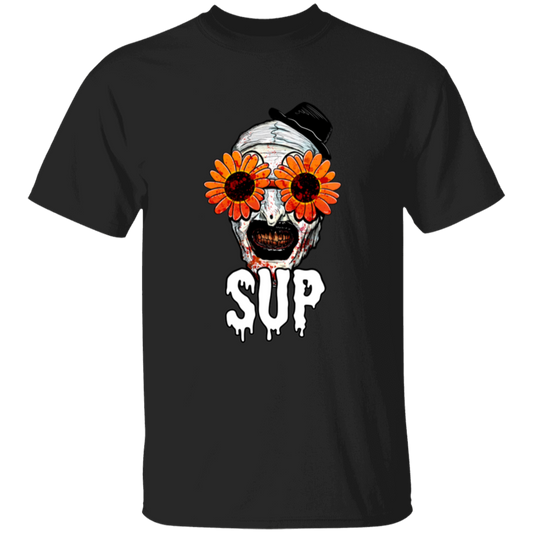 Art The Clown Terrifier Sup Vintage G500B Youth 5.3 oz 100% Cotton T-Shirt - lucy