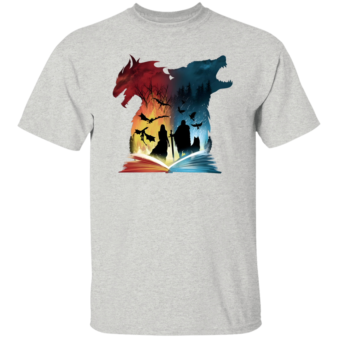 Games Of Thrones Jon Snow And Daenerys Vintage T-Shirt