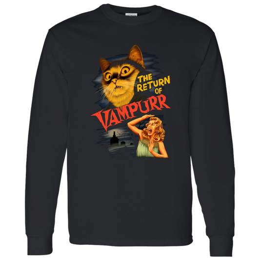 G540 LS T-Shirt 5.3 oz. The Return Of Vampurr Vintage T-Shirt