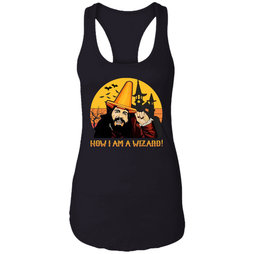 Mens What We Do In The Shadows Vintage Now I Am A Wizard Vintage Ladies Tanktop