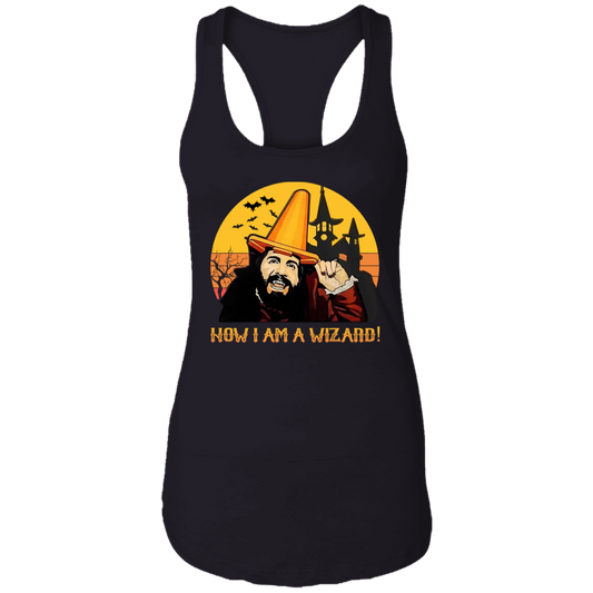 Mens What We Do In The Shadows Vintage Now I Am A Wizard Vintage Ladies Tanktop