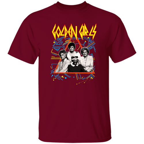 Def Leppard The Golden Girls Vintage T-Shirt, The Golden Girls Shirt, Golden Girls Lovers Shirt, Funny Gift Tee For You And Your Family	G500 5.3 oz. T-Shirt
