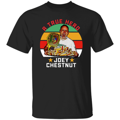 G500 5.3 oz. T-Shirt Joey Chestnut A True Hero T-Shirt