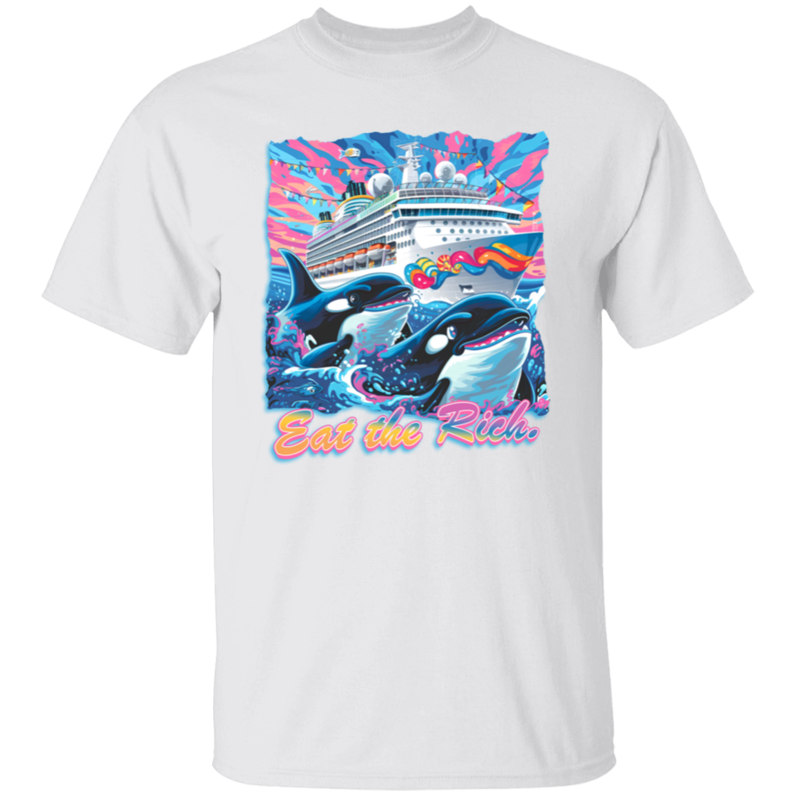 Eat The Rich Retro  T-Shirt - ID30122416